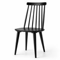 Silla de comedor de madera negra